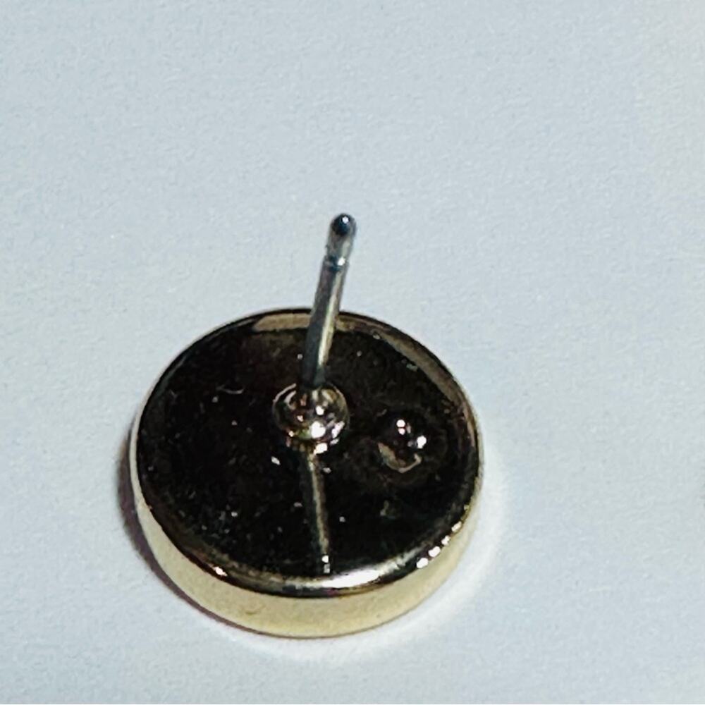Kate Spade - Spot The Spade, Light Pink and Gold Stud Earrings, NWT - Picture 2 of 7